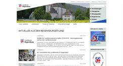 Desktop Screenshot of landratsamt-regensburg.de