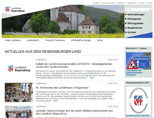 Tablet Screenshot of landratsamt-regensburg.de